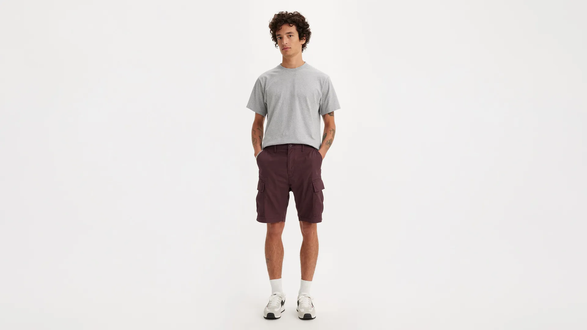 

Мужские шорты Cargo Cargo 9,5 дюйма Levi's, коричневый