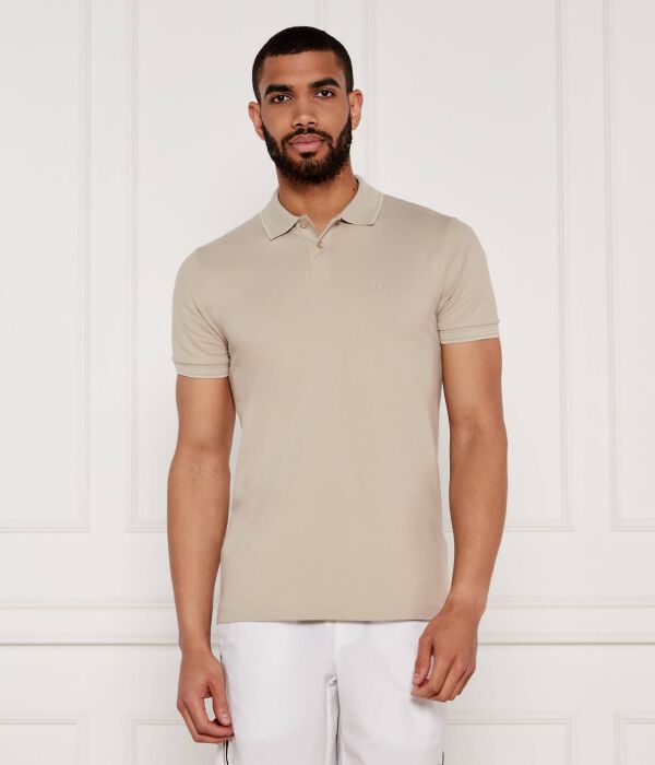 

Рубашка поло Пол Slim fit Boss Green, желтый