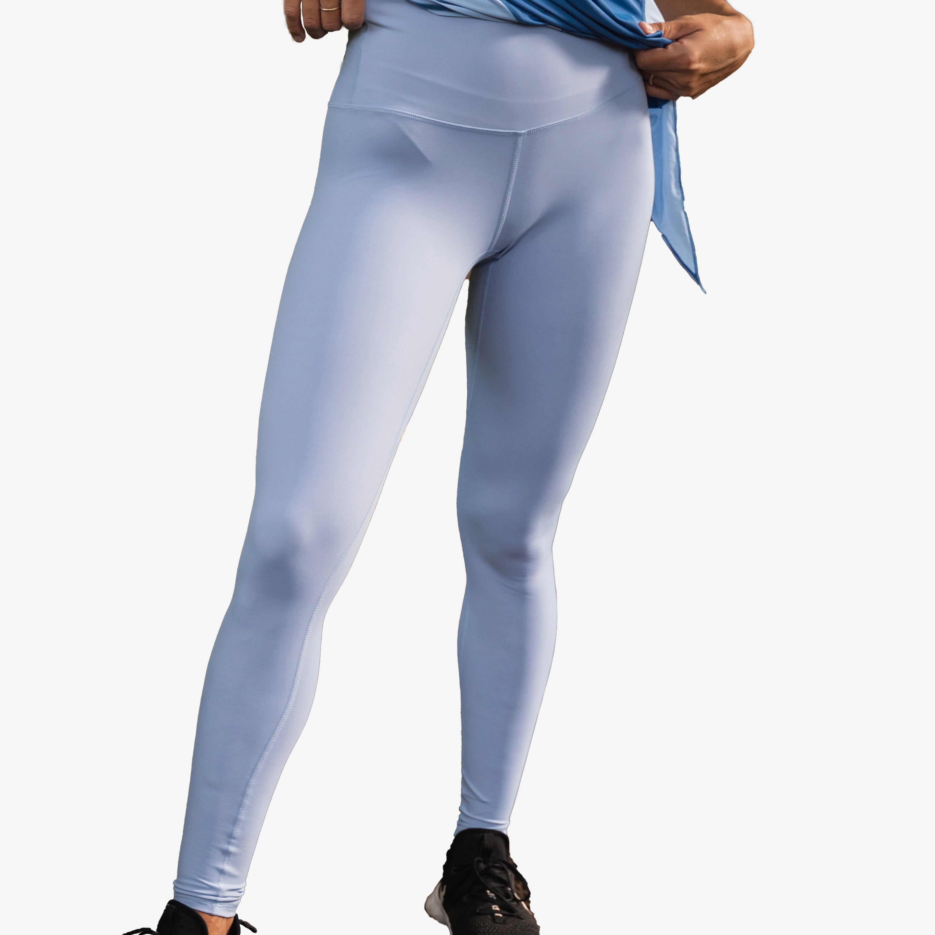 

Женские леггинсы 28 дюймов Calypsa, цвет soft cloud blue