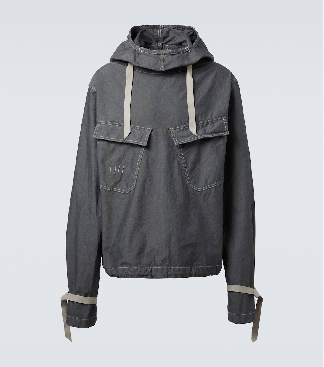 

Хлопковая толстовка с капюшоном Maison Margiela, Anthracite Melange