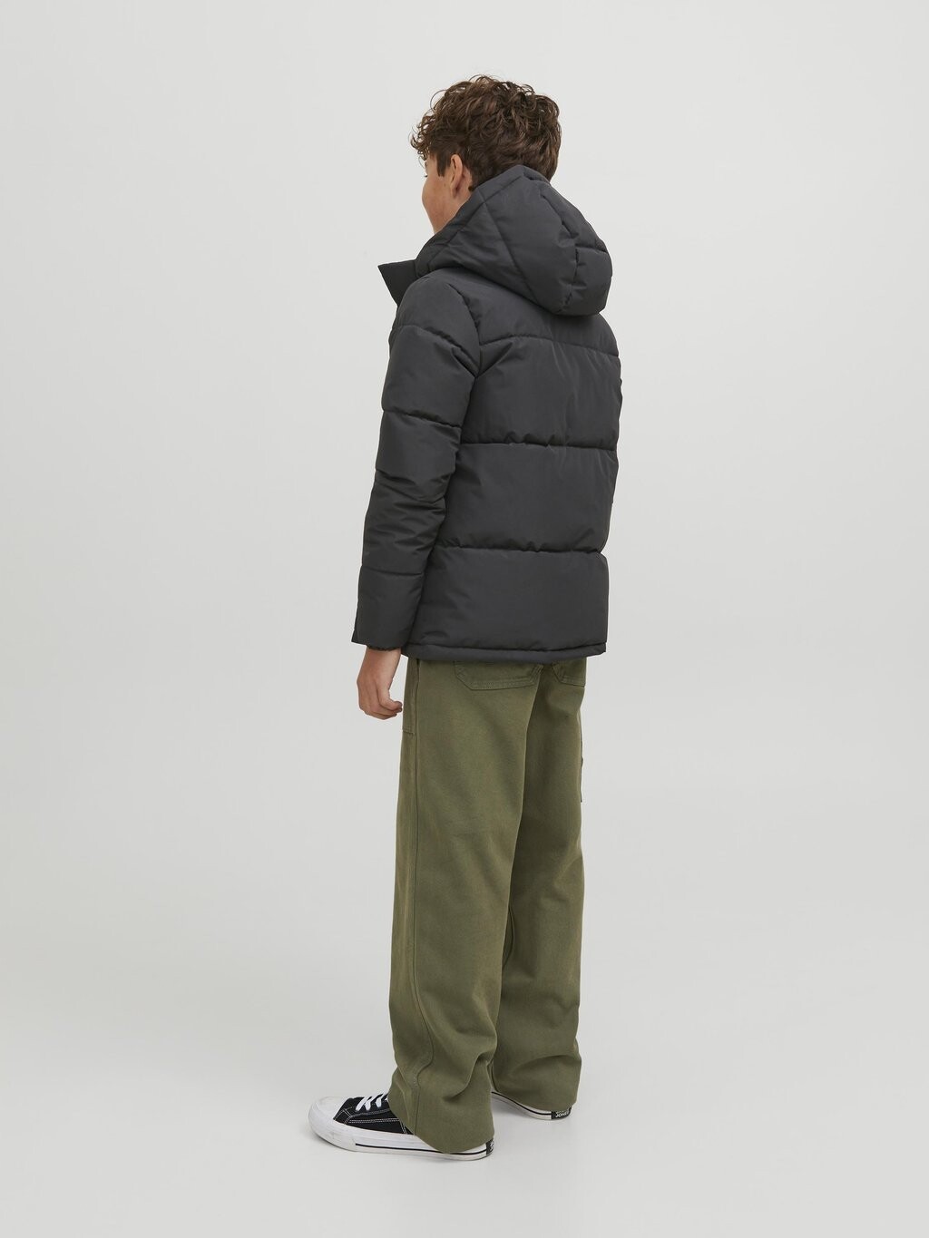 Зимняя куртка JCOSPEED PUFFER Jack & Jones Junior, цвет black — фото 3