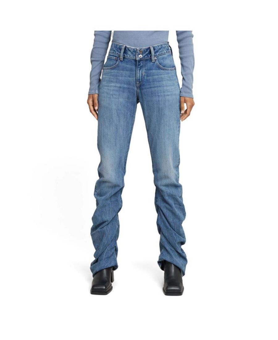 

Женские джинсы G-Staq Low Bootcut G-Star, Faded sea point blue