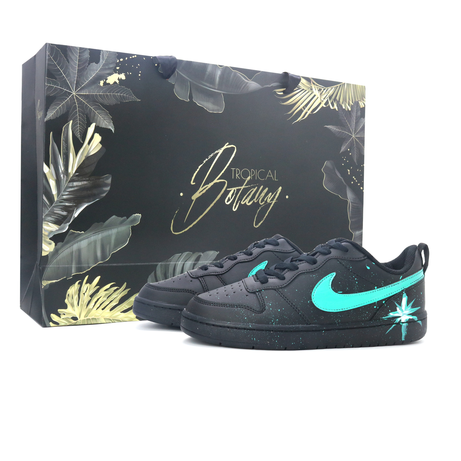 

Nike Court Borough Morning Star, устойчивые к истиранию с эффектом алмазного блеска низкие скейтбордические кроссовки blue детские