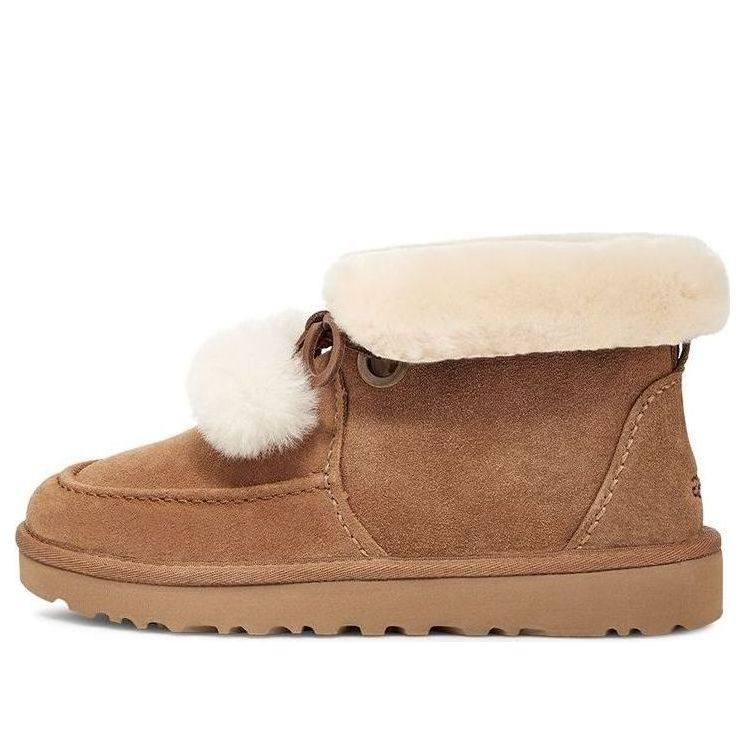 Ботинки зимние UGG WMNS Kyrina Bow Pom, коричневый