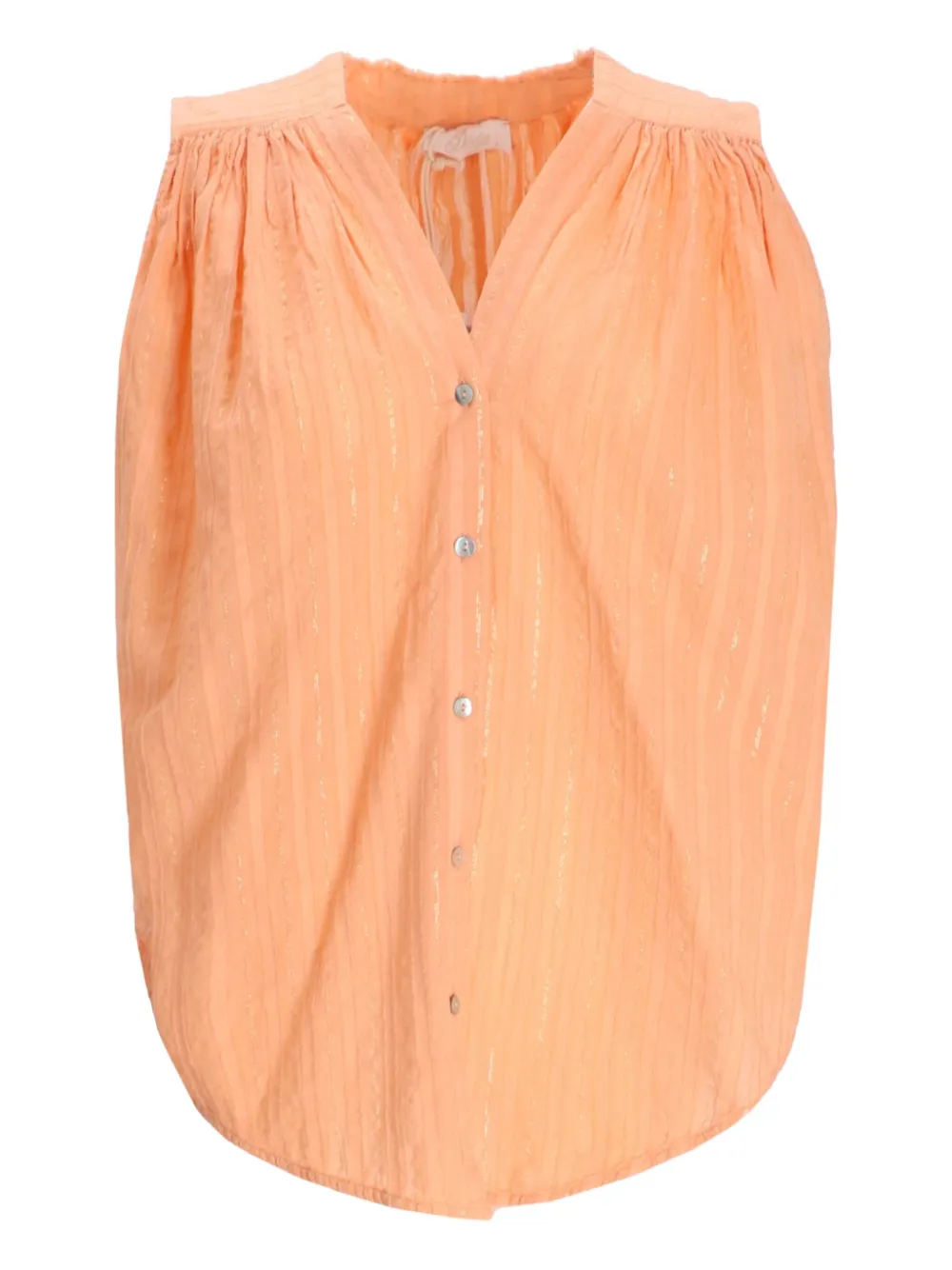 

Полосатая блузка Iris без рукавов Devotion, оранжевый