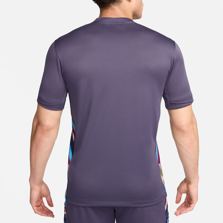 Англия 2024/25 Выездная реплика футболки Nike, Тёмно-фиолетовый/Кунжутно-коричневый — фото 4