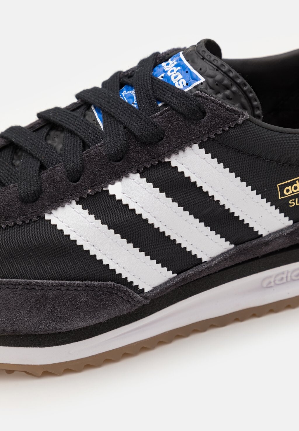 Кроссовки на шнуровке SL 72 RS KIDS adidas, черный — фото 2