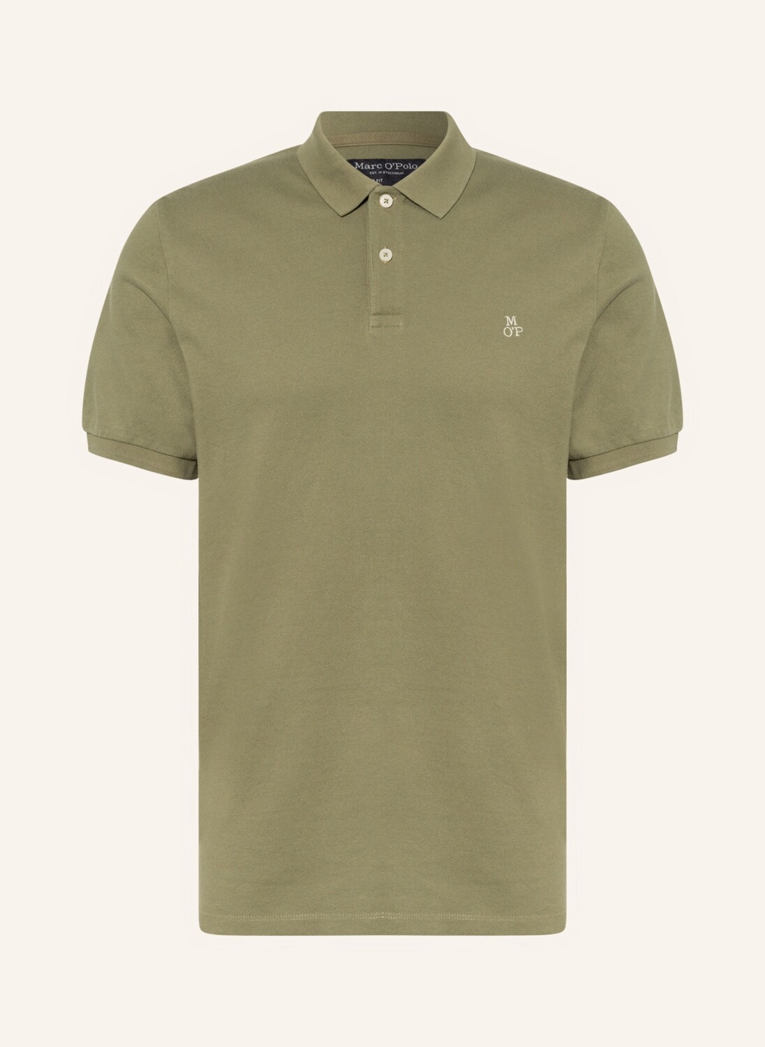 

Рубашка поло Marc O'Polo Piqué Regular Fit, оливковый