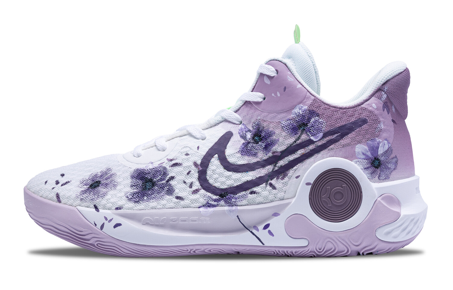 

Кроссовки Nike KD Trey 5 IX Vintage Basketball Shoes Men Mid-top White, фиолетовый