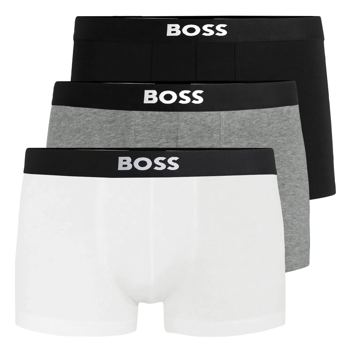 Боксеры 3 шт, хлопок BOSS, разноцветный