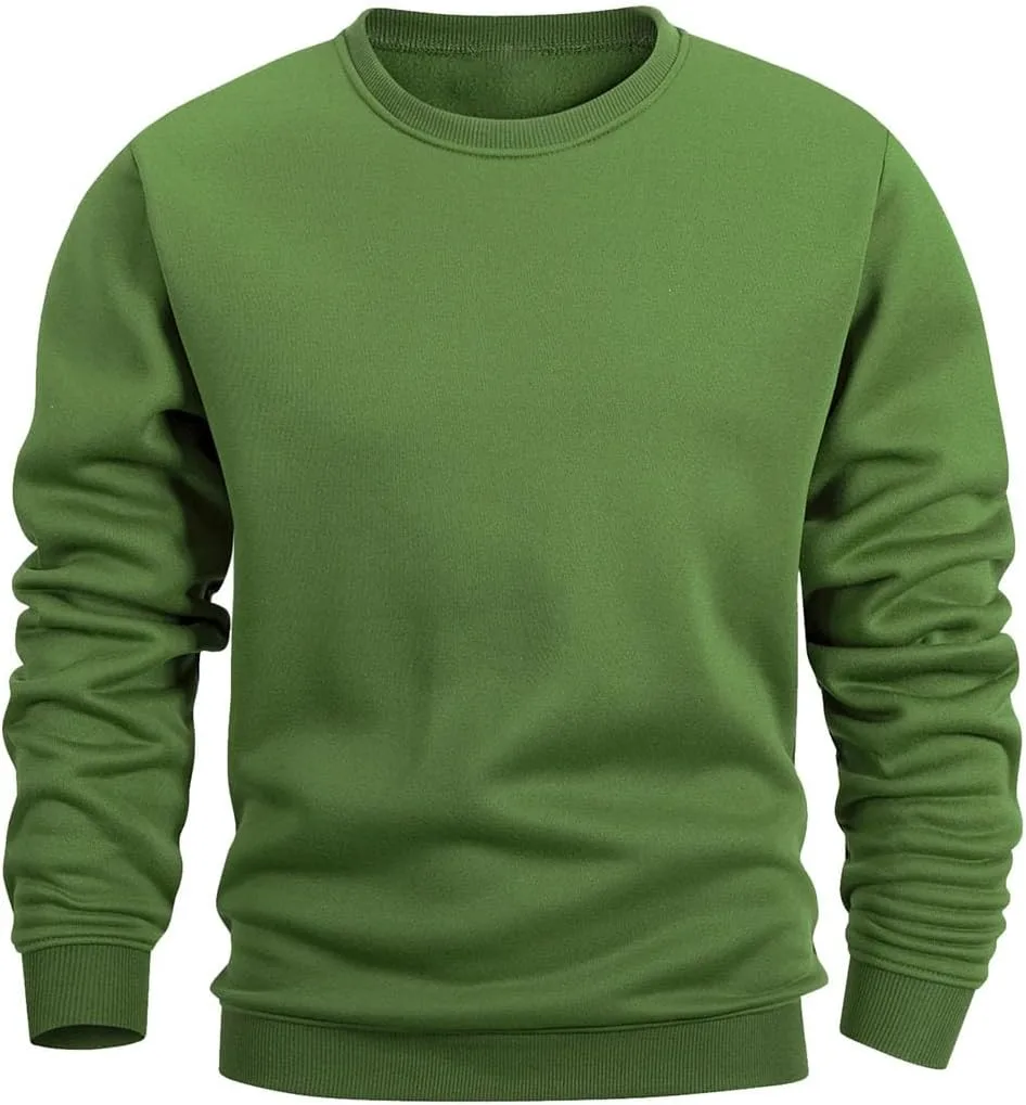 

Классический мужской свитшот с круглым вырезом и рубчиками