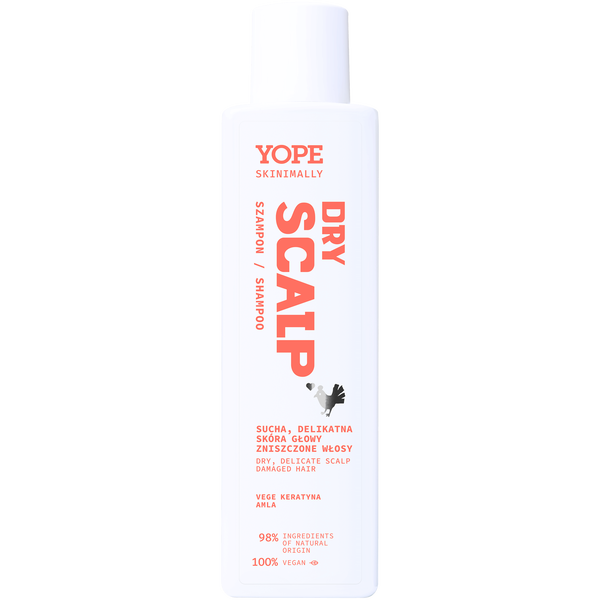 

Шампунь для волос и кожи головы, 250 мл Yope Skinimally dry scalp