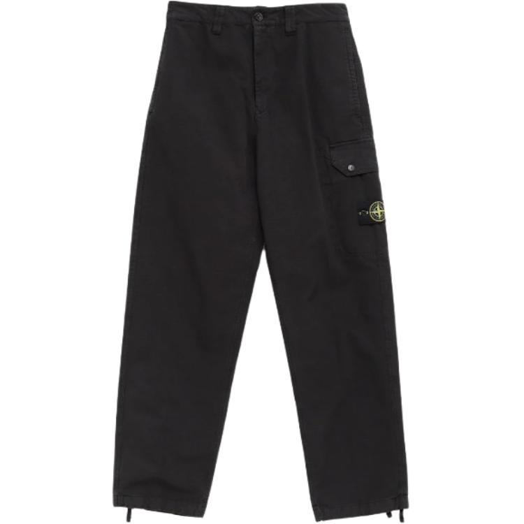 

STONE ISLAND Грузовые штаны мужские черные