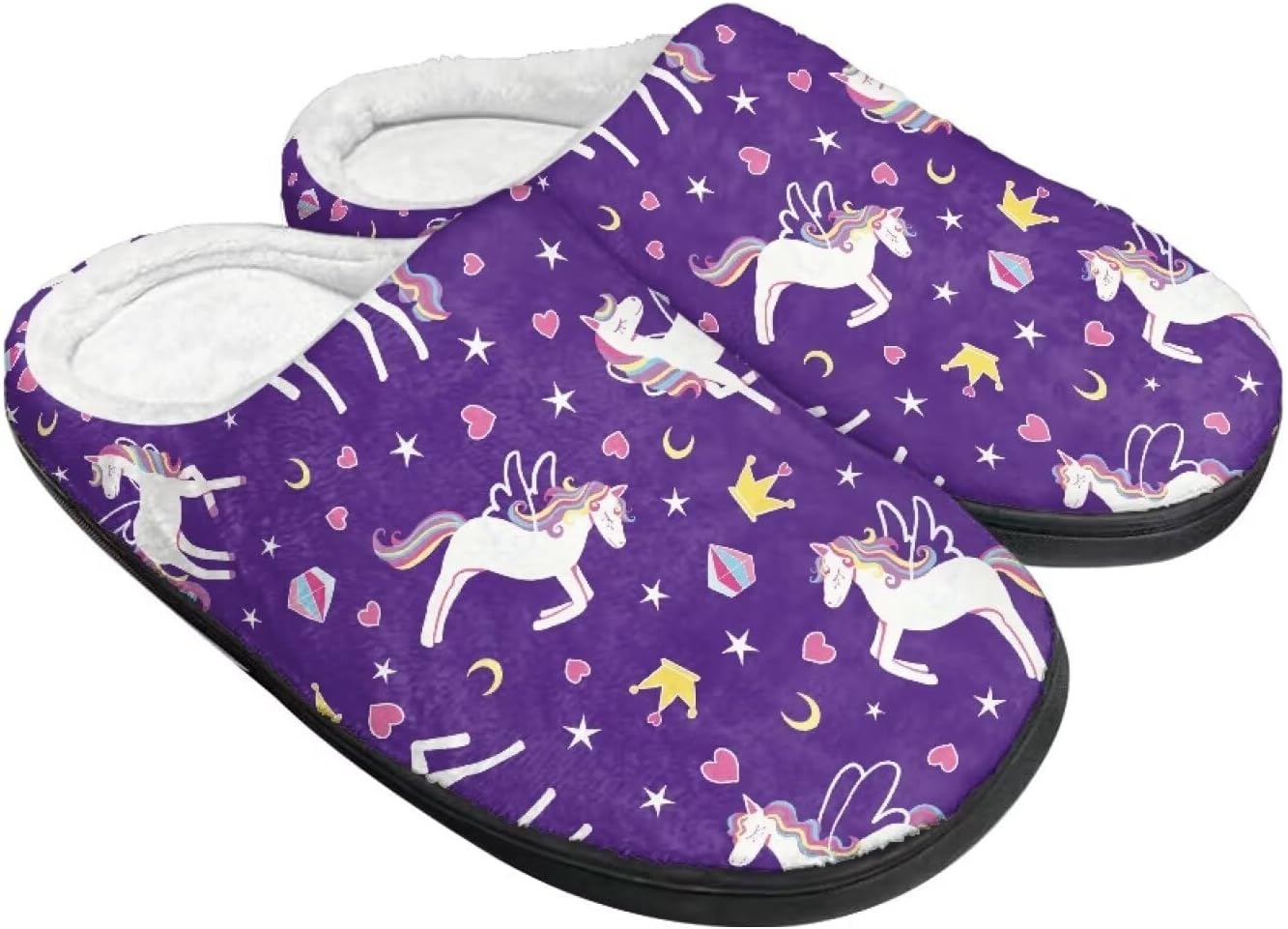 

Зимние теплые домашние тапочки для женщин и мужчин, мягкие домашние тапочки, пушистые удобные тапочки, тапочки на мягкой подошве, противоскользящие Baxinh, фиолетовый