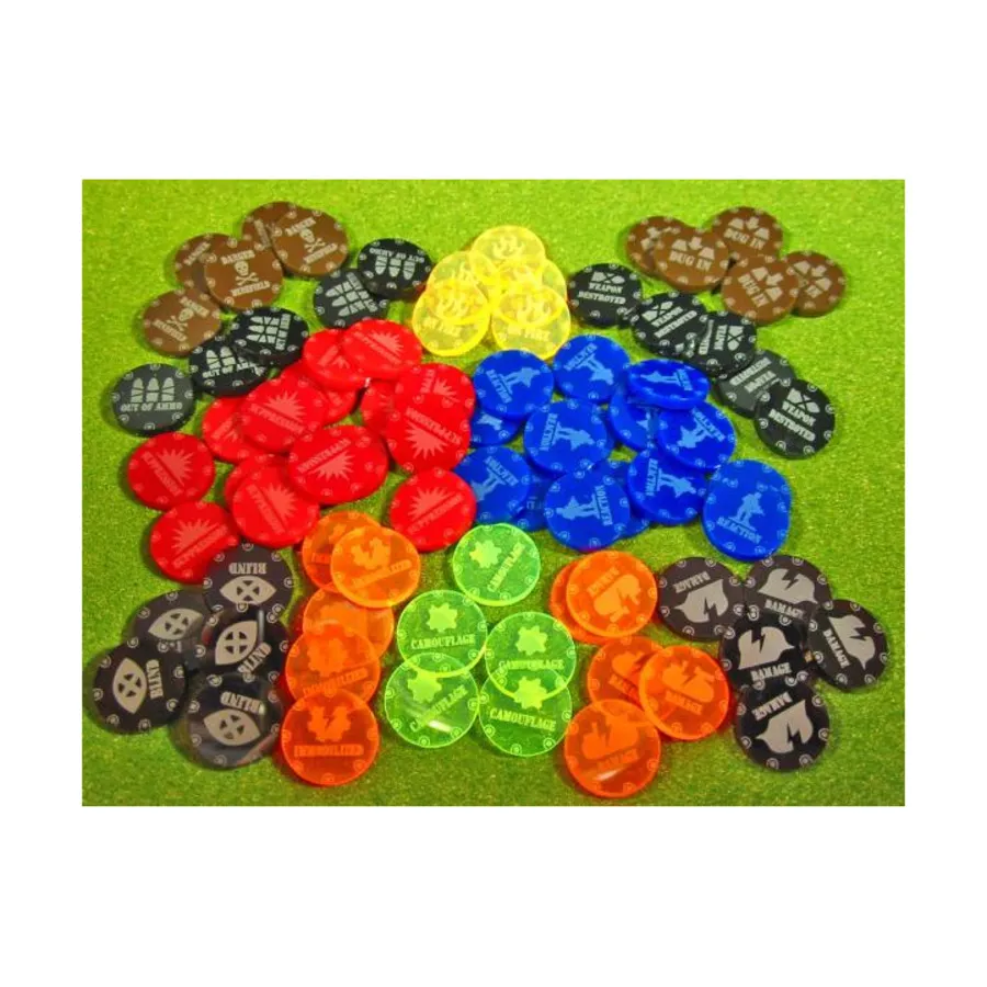 

Dust Tactics — набор улучшений жетонов, Token Sets - Products for Various Gaming Systems (Litko Aerosystems)