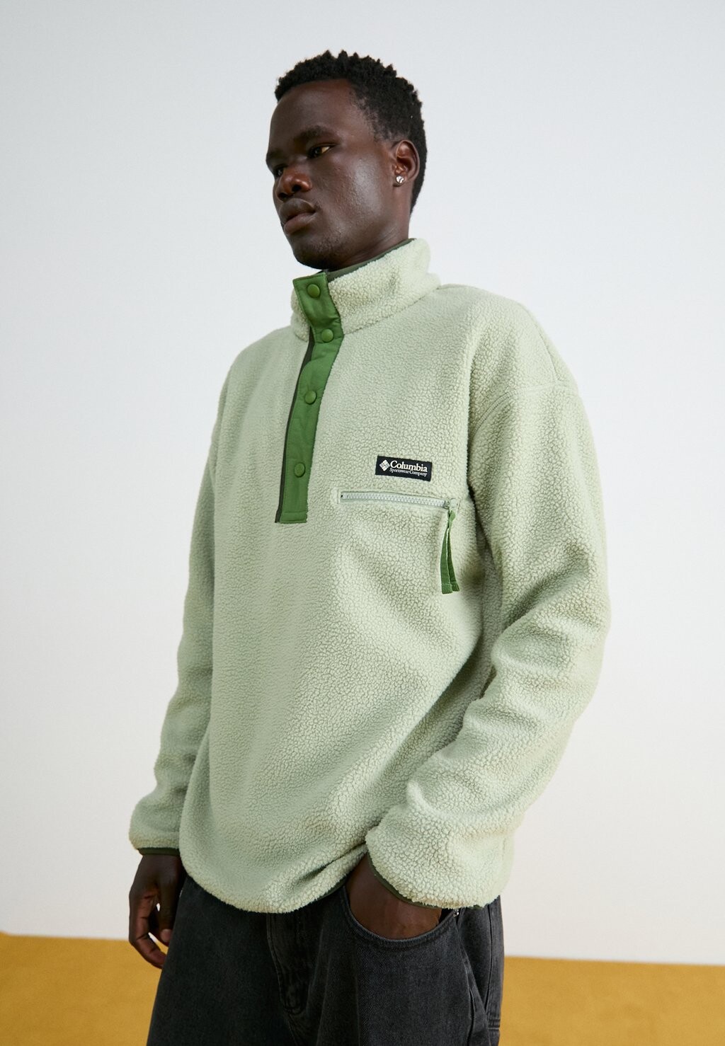 

Флисовый свитер HELVETIA™ II HALF SNAP Columbia, хаки
