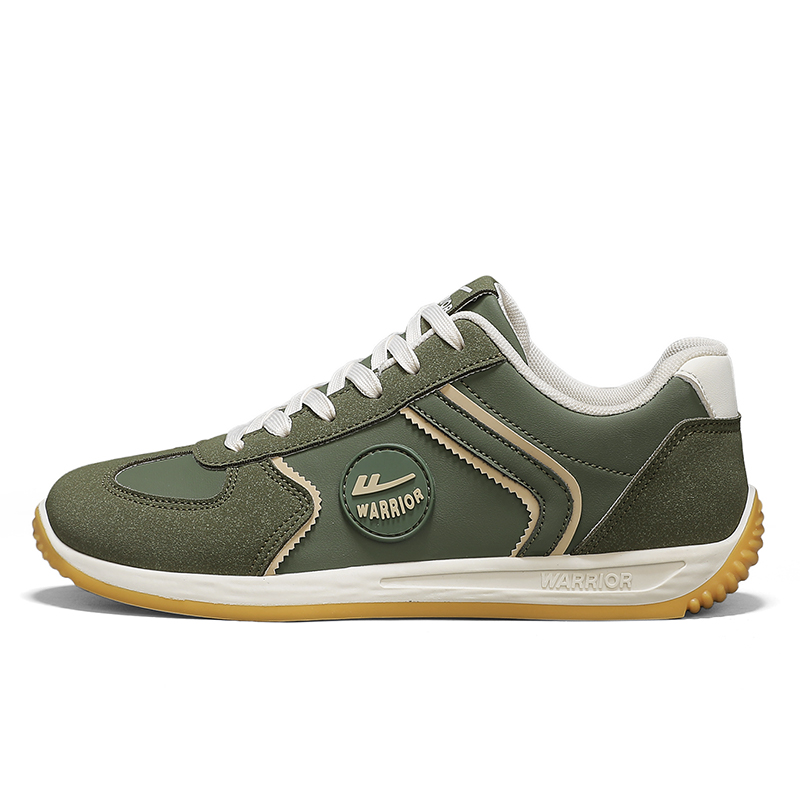 

WARRIOR Кроссовки Coverage Abrasion Resistant Lightweight Slip Resistant Low top Casual Shoes Men's Army Green Khaki Beige