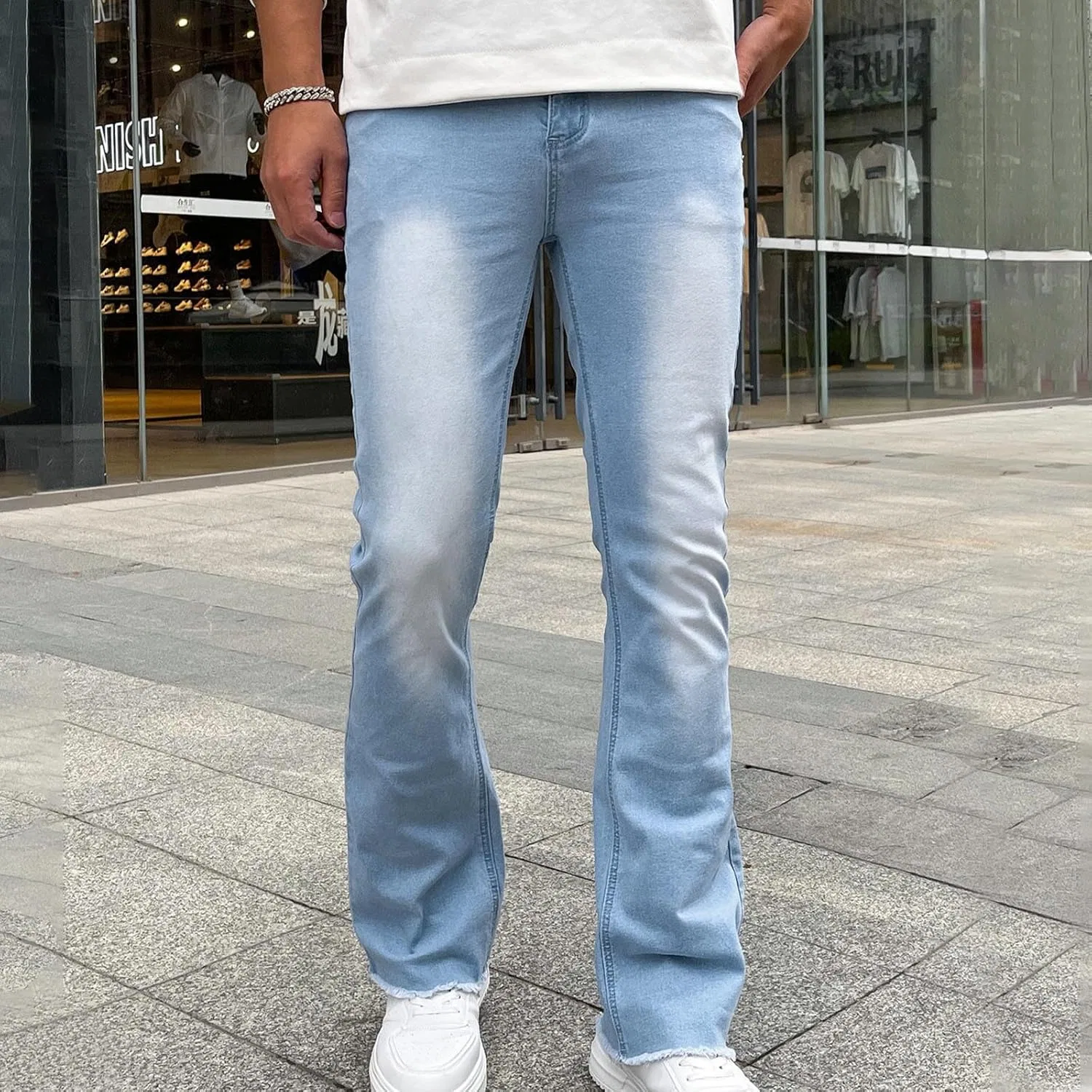 Джинсы, Slim Fit, Light Blue generic — фото 2