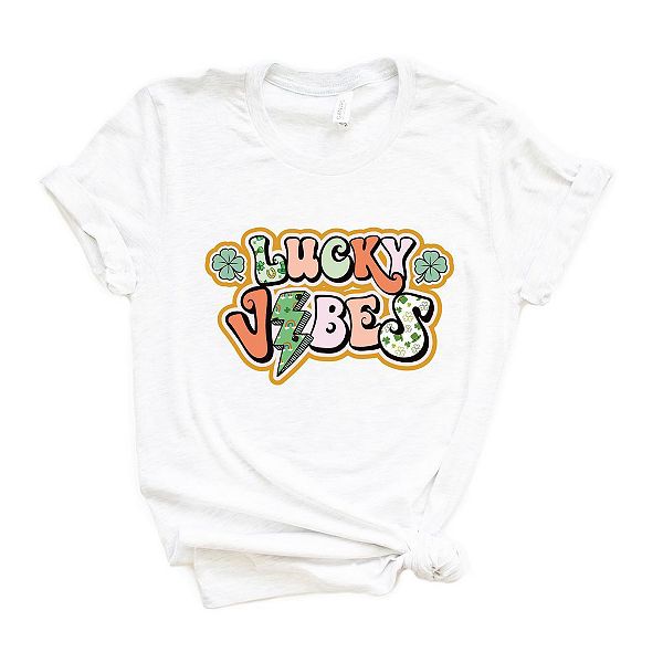 

Футболка Lucky Vibes с принтом в виде молнии Simply Sage Market, White, Белый, Футболка Lucky Vibes с принтом в виде молнии Simply Sage Market, White