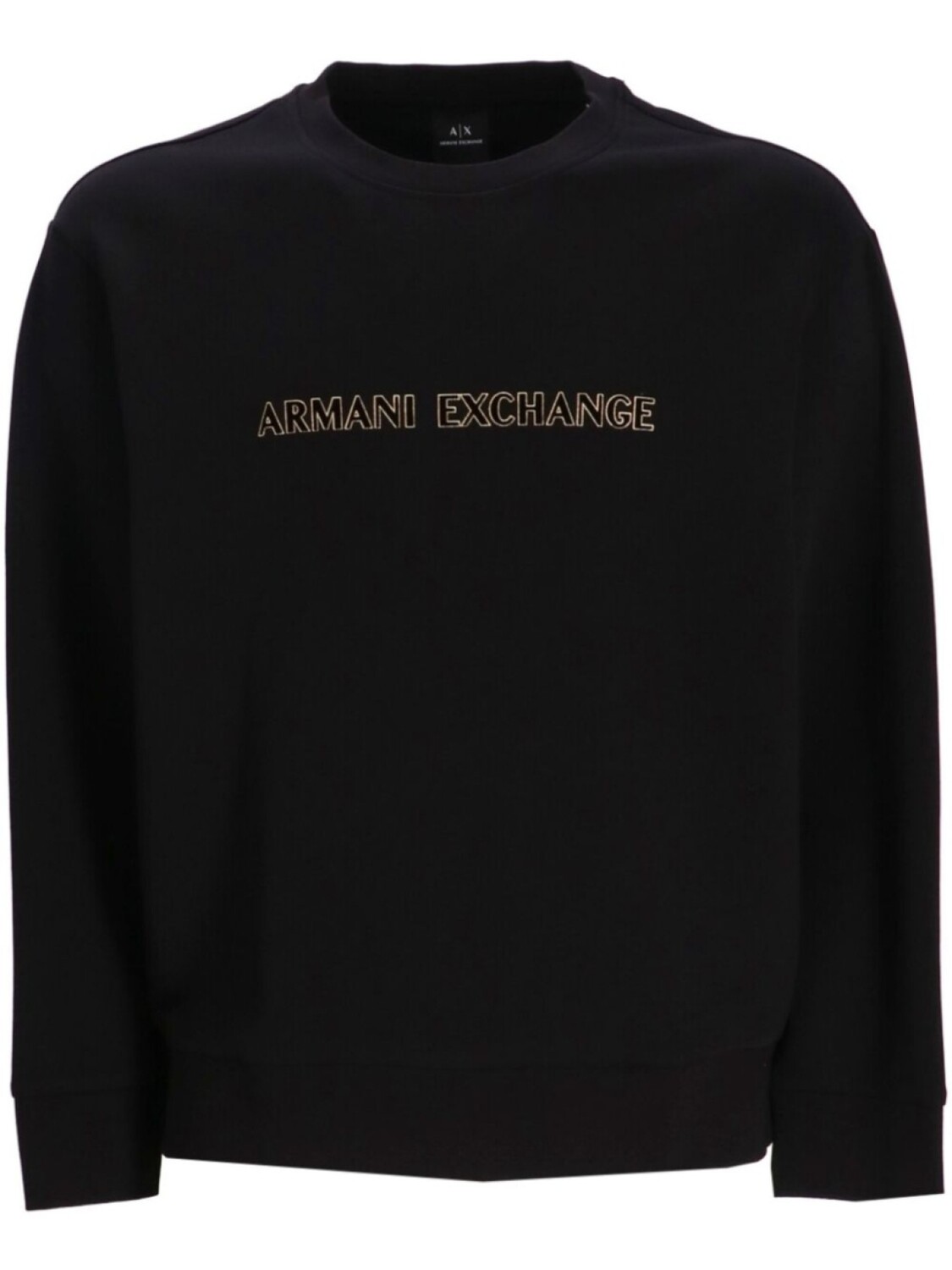 

Толстовка с вышитым логотипом Armani Exchange, черный