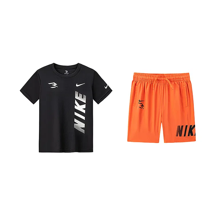 Детская спортивная одежда Casual с круглым вырезом Nike, Jet Black