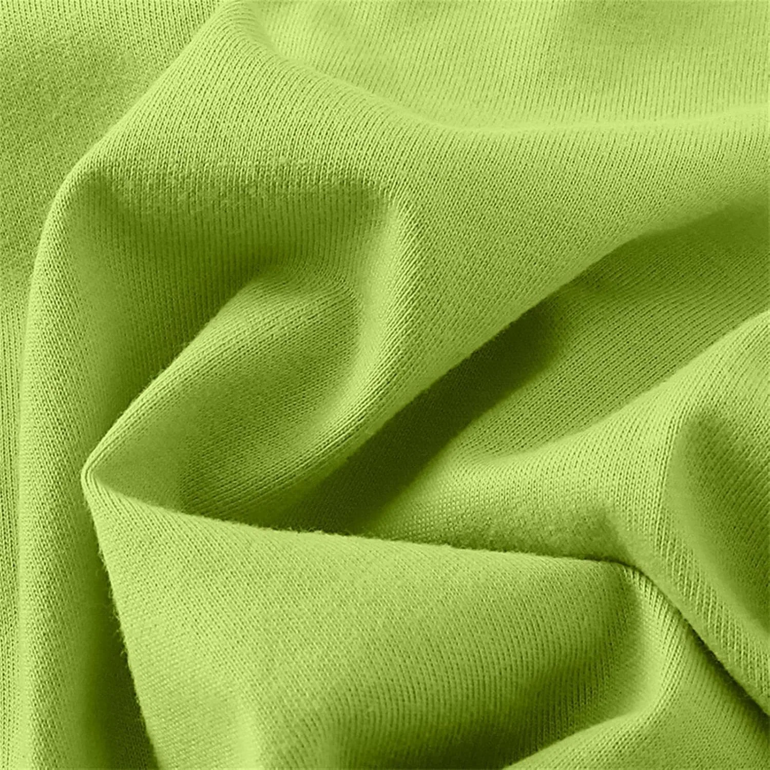 Детская футболка с коротким рукавом хлопковая, цвет #02 Green — фото 4