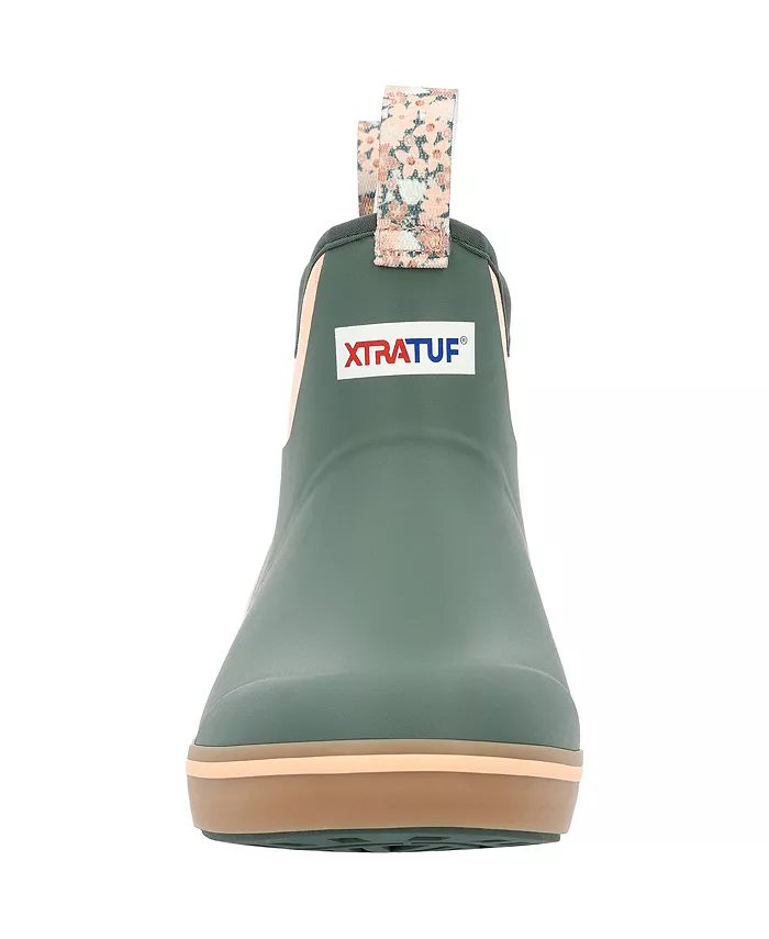 Женские 6-дюймовые ботильоны для палубы XTRATUF, зеленый — фото 3