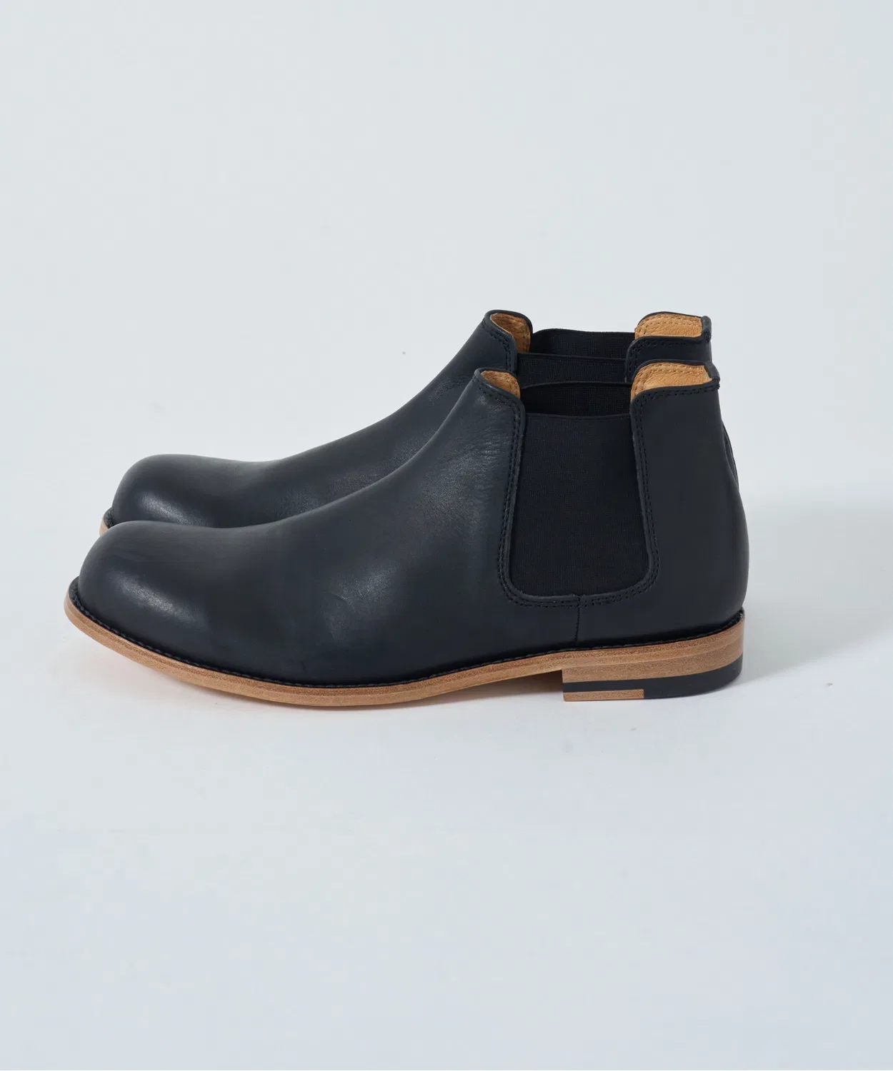 Сапоги челси PADRONE SIDE GORE BOOTS из кожи, 40-43 размера, черные — фото 2