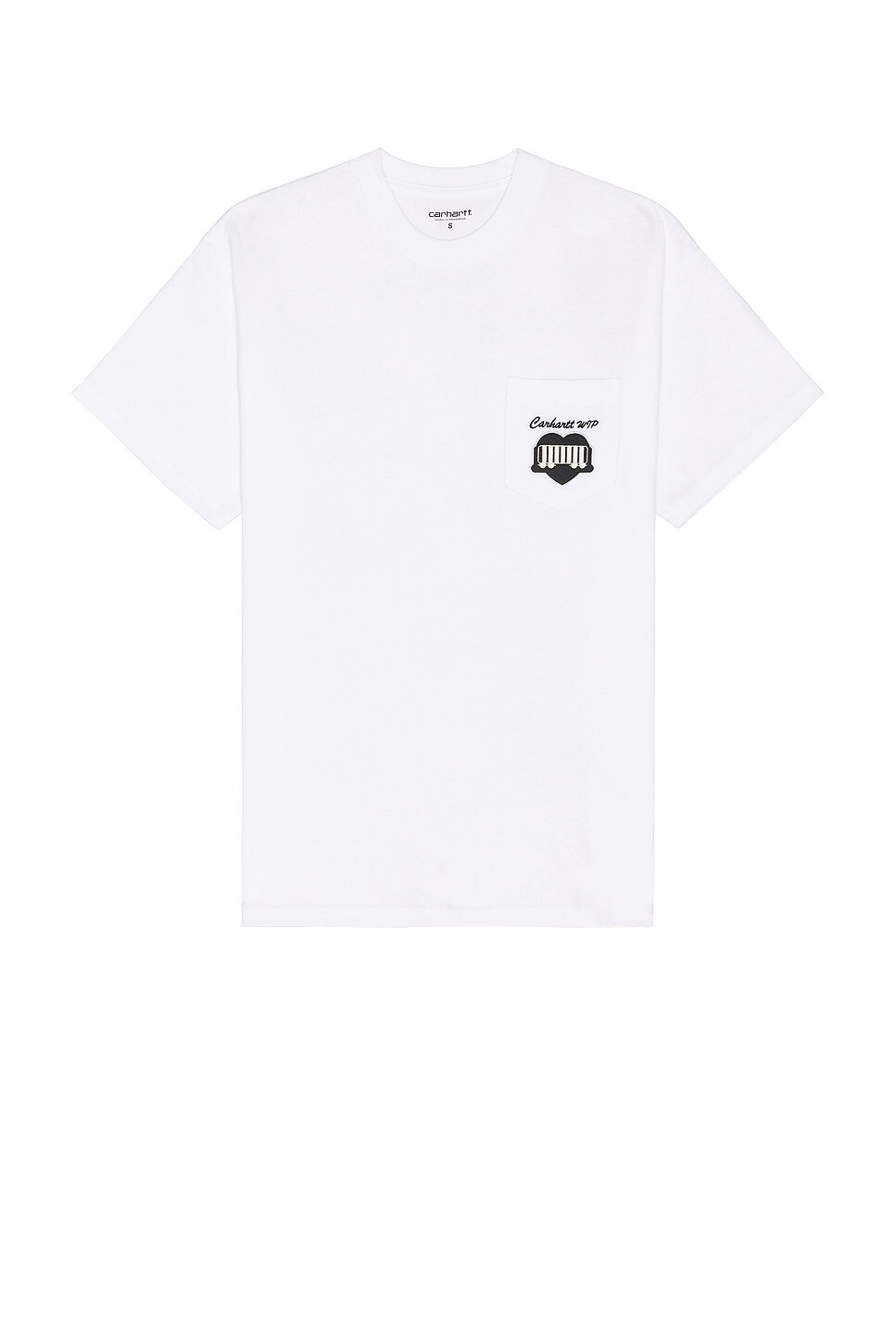 

Футболка с коротким рукавом и карманом в форме сердца Carhartt Wip, белый