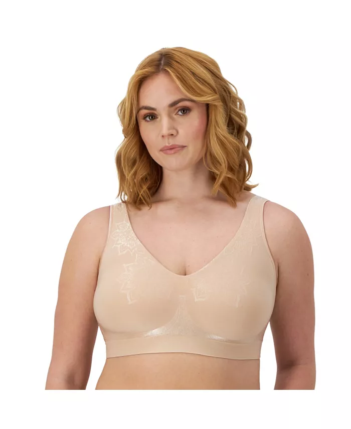 

Бюстгальтер Comfort Revolution ComfortFlex Fit бесшовный беспроводной двухслойный 3484 Bali, коричневый