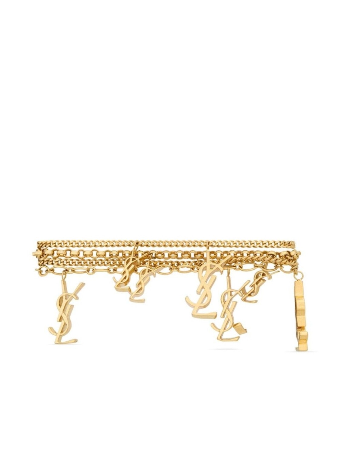 

Браслет Multi Cassandre с логотипом Saint Laurent, золотой