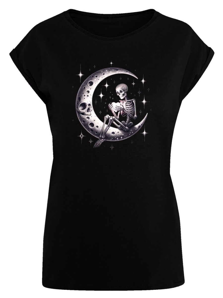 

Рубашка F4NT4STIC Gothic Valentinstag Skelett Mond, черный