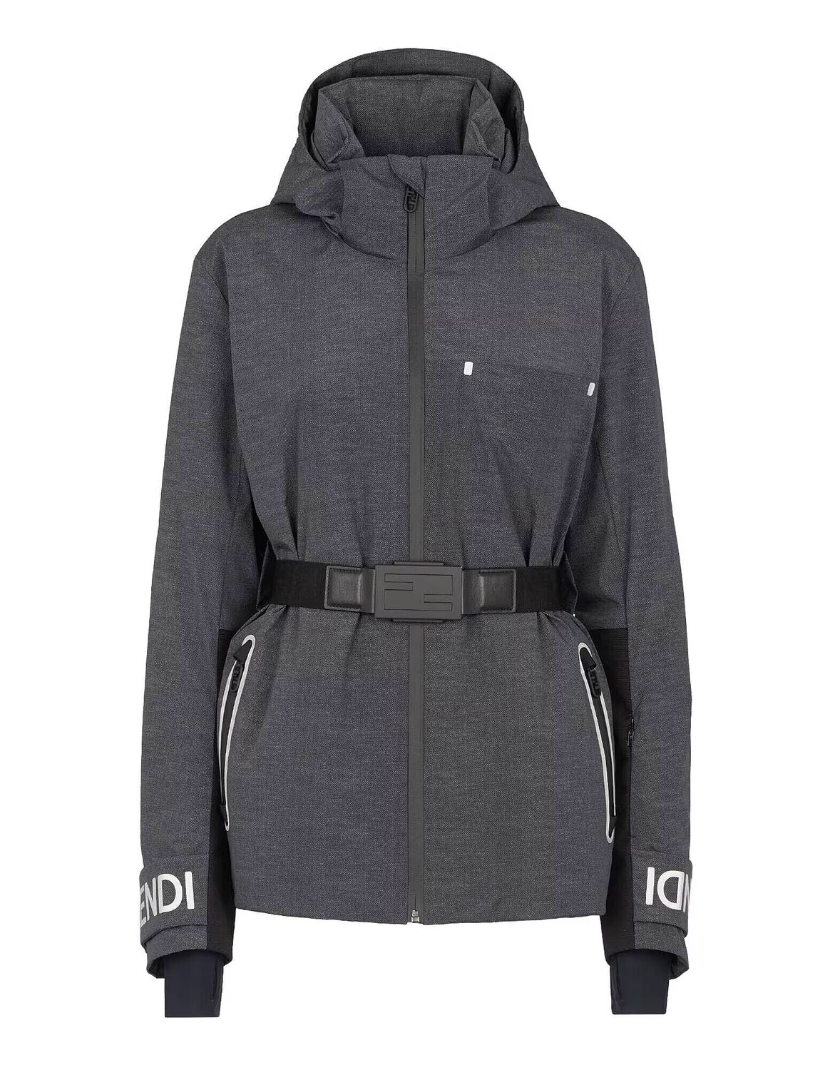 

Пуховик Fendi, серый