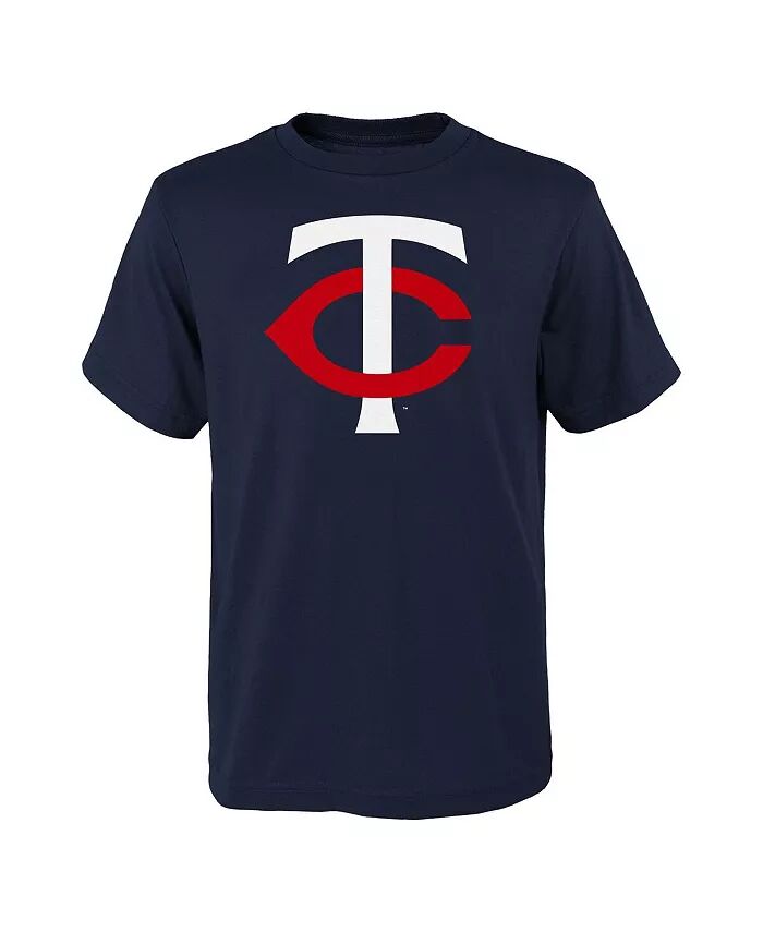 

Темно-синяя футболка с логотипом основной команды Big Boys and Girls Minnesota Twins Outerstuff, синий