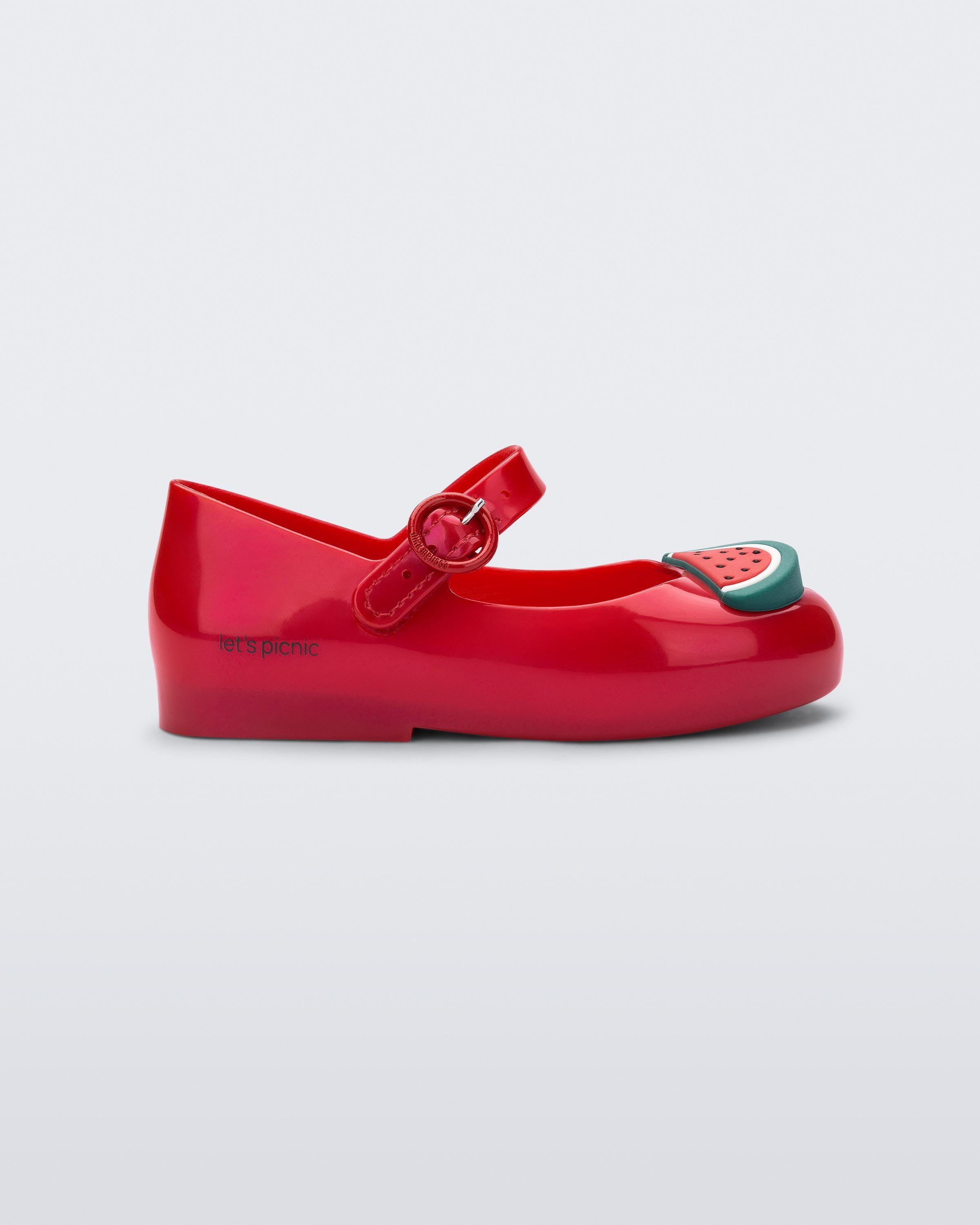 Балетки MINI SWEET LOVE PICNIC BB Melissa, PEARLY RED