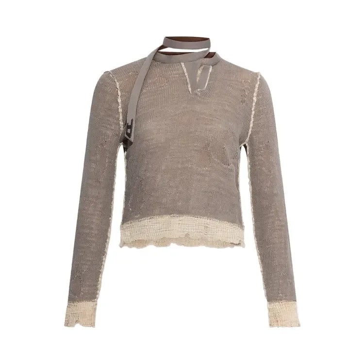 Футболка с длинными рукавами Diesel M-Dracarina, серая