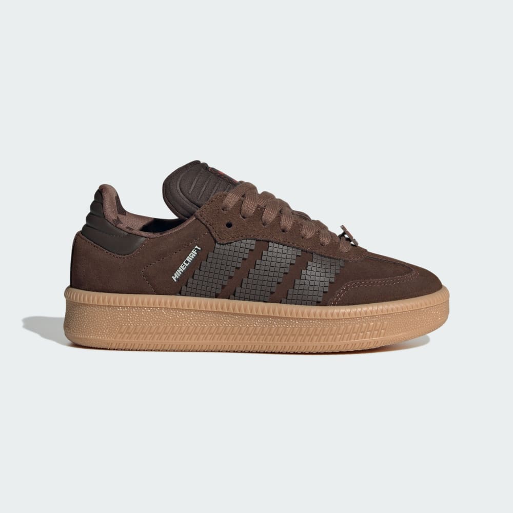 

Кроссовки Adidas Samba XLG X Minecraft Shoes Kids, цвет Brown/Dark Brown/Trace Brown