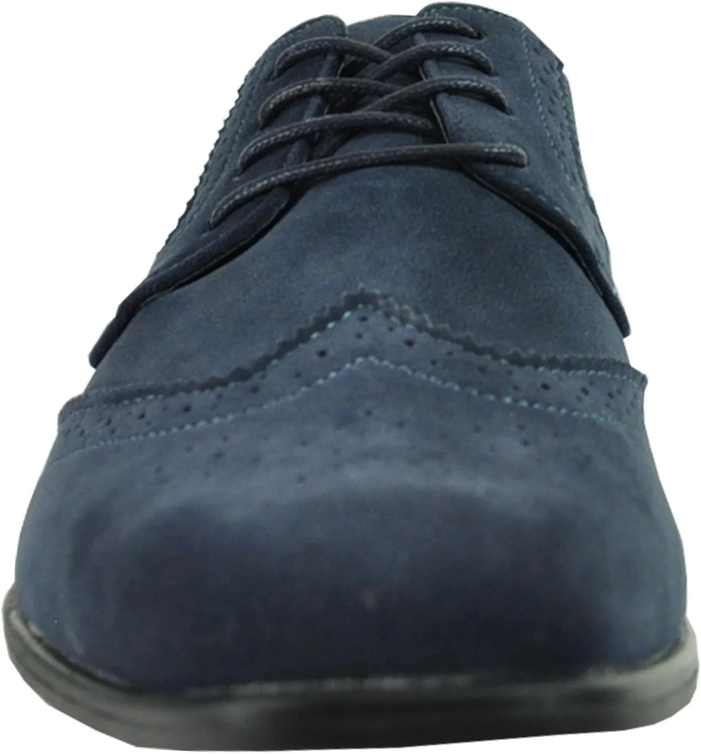 Браво! Мужские классические туфли King Classic Oxford с кожаной подкладкой - доступны в широкой колодке bravo!, Blue — фото 2