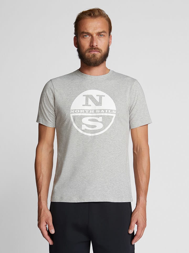 

Футболка North Sails, светло-серый