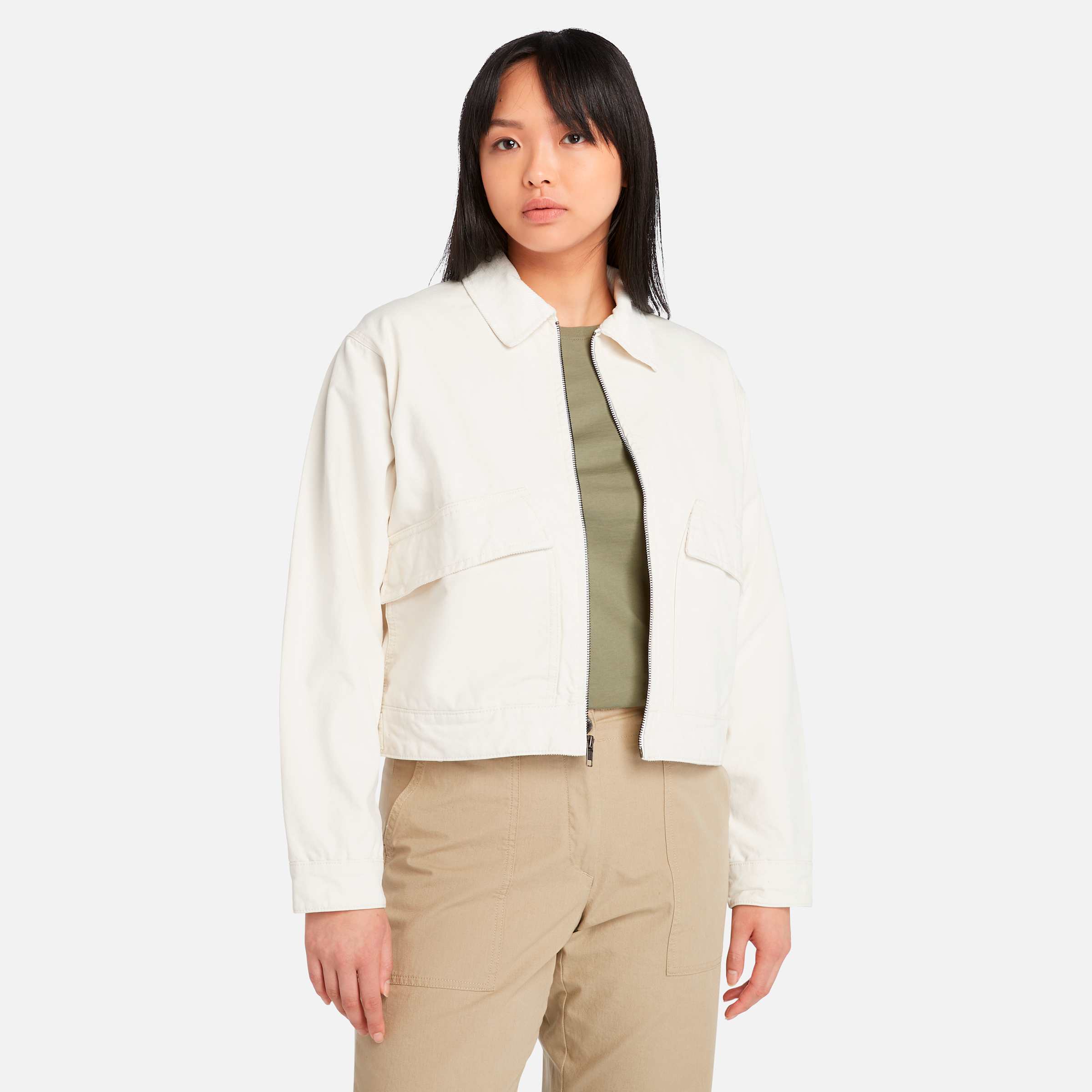 

Женская куртка Strafford Washed Canvas Timberland, белый