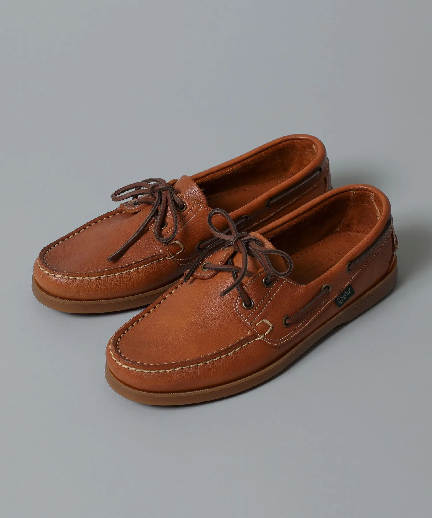 Мужские туфли Paraboot BARTH из зернистой кожи светло-коричневые