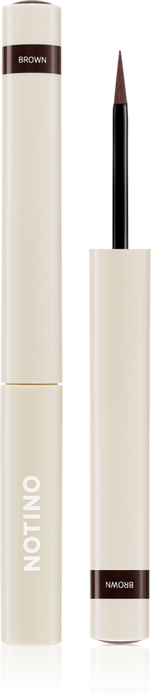 

Жидкая подводка для глаз Serum-Infused с активными ингредиентами, способствующими росту ресниц Notino, 02 brown 1,7 мл