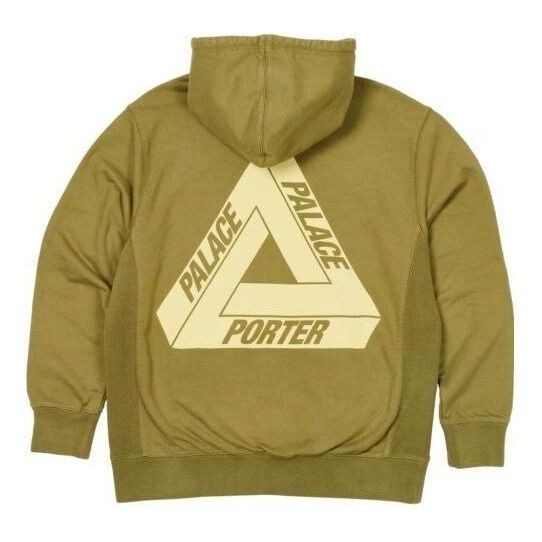 

Толстовка x porter ss23 logo hoodie 'yellow' Palace, желтый