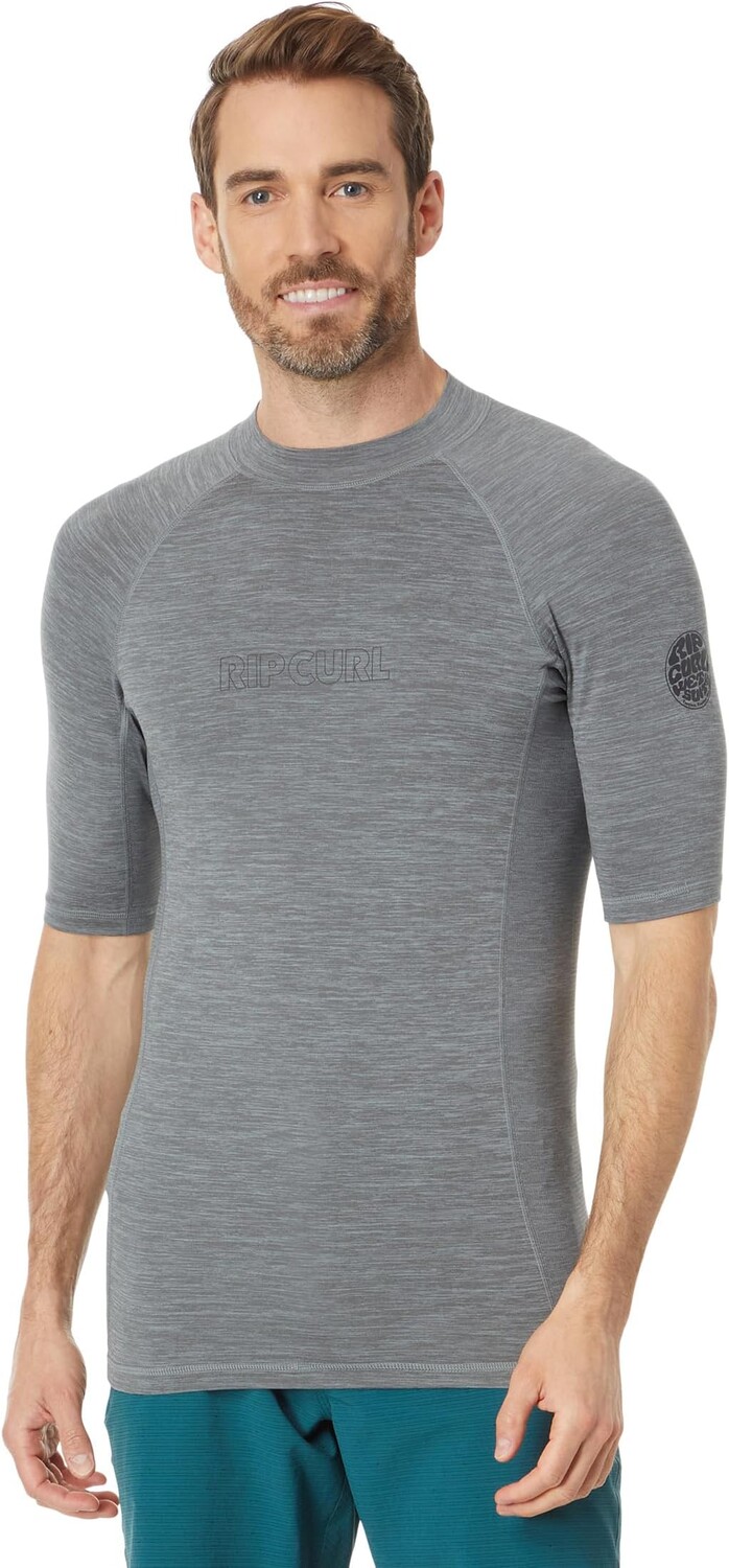 

Плавки Rip Curl Dawn Patrol UPF Perfomance Short Sleeve Rashguard, цвет Grey Marle
