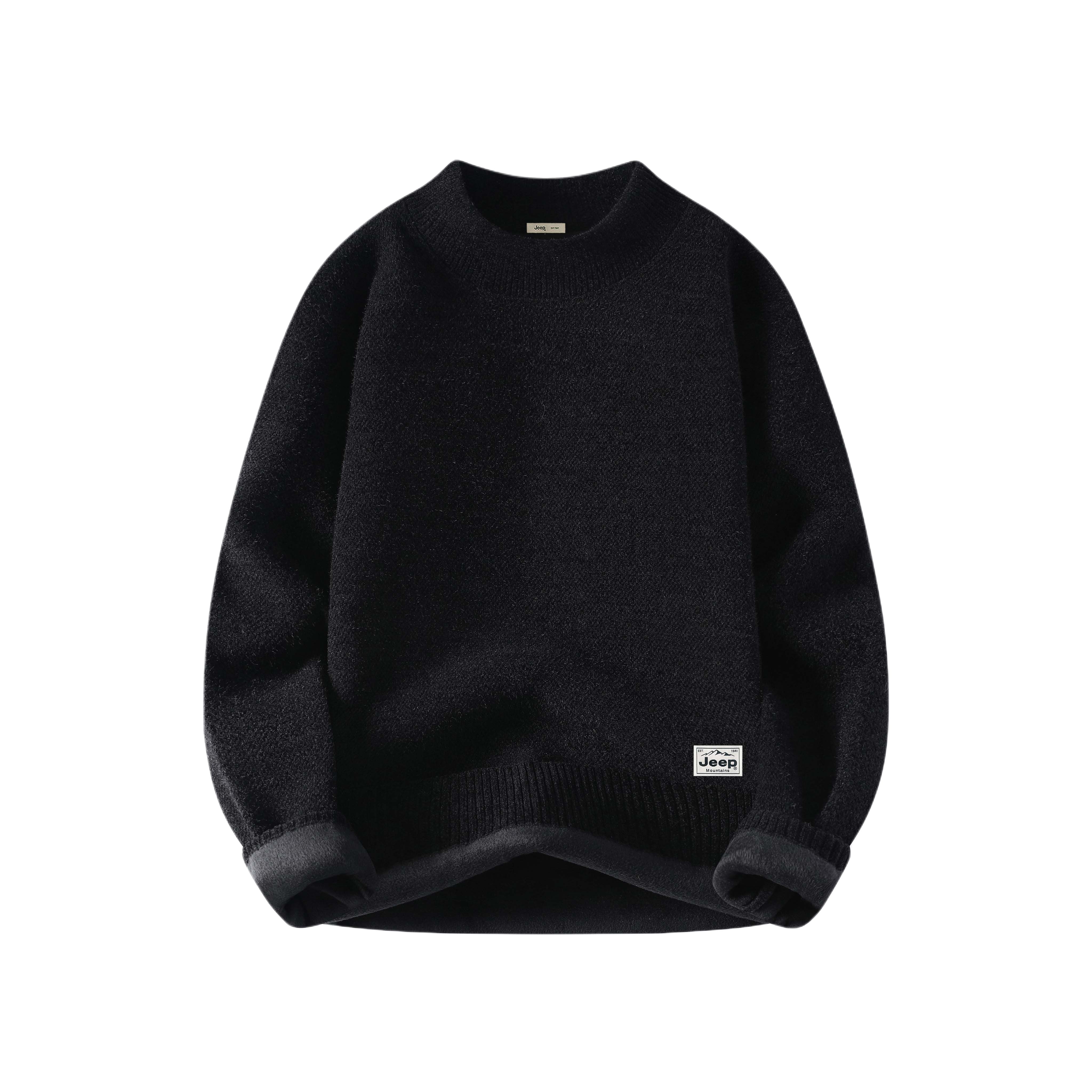 

Досуговая коллекция вязаных изделий унисекс Jeep, черный fleece-lined