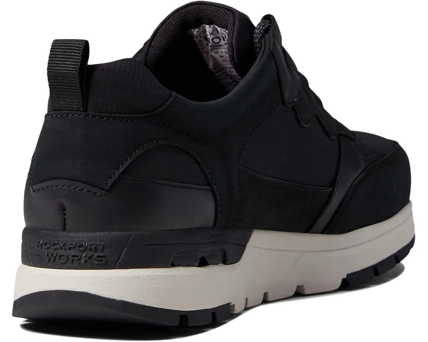Женские рабочие ботинки Rockport Pulse Tech RK771 из черной кожи с защитным носком GAL2172 — фото 4