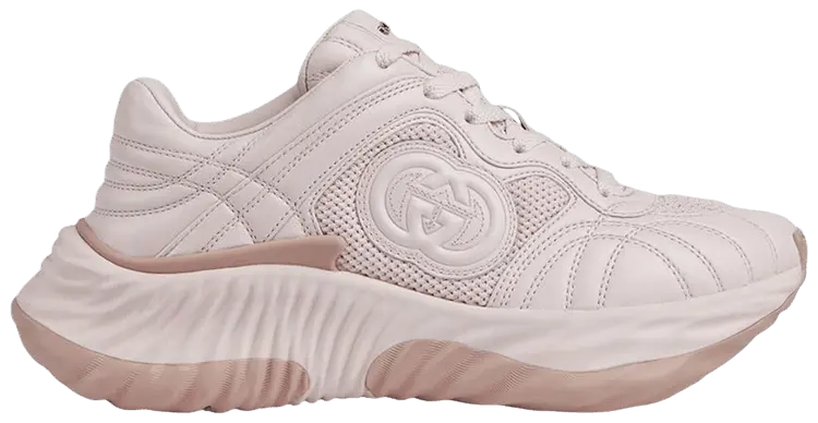 Женские кроссовки Gucci Ripple, розовый