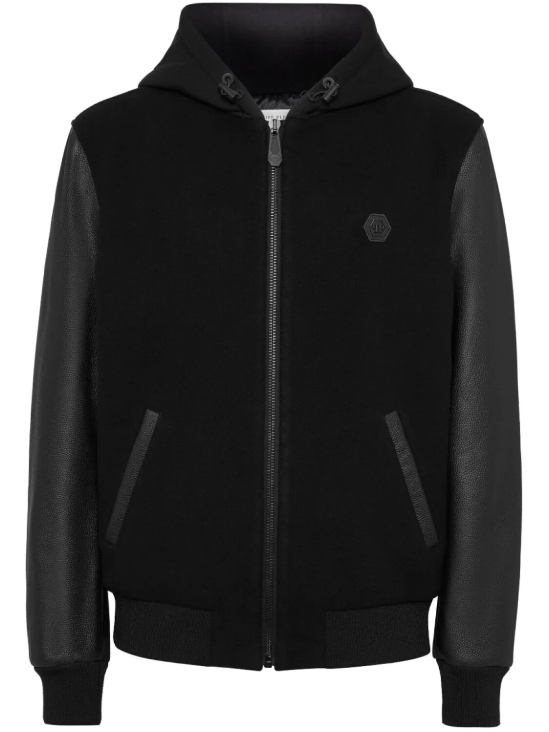 

Куртка с капюшоном Philipp Plein Skull&Bones, черный