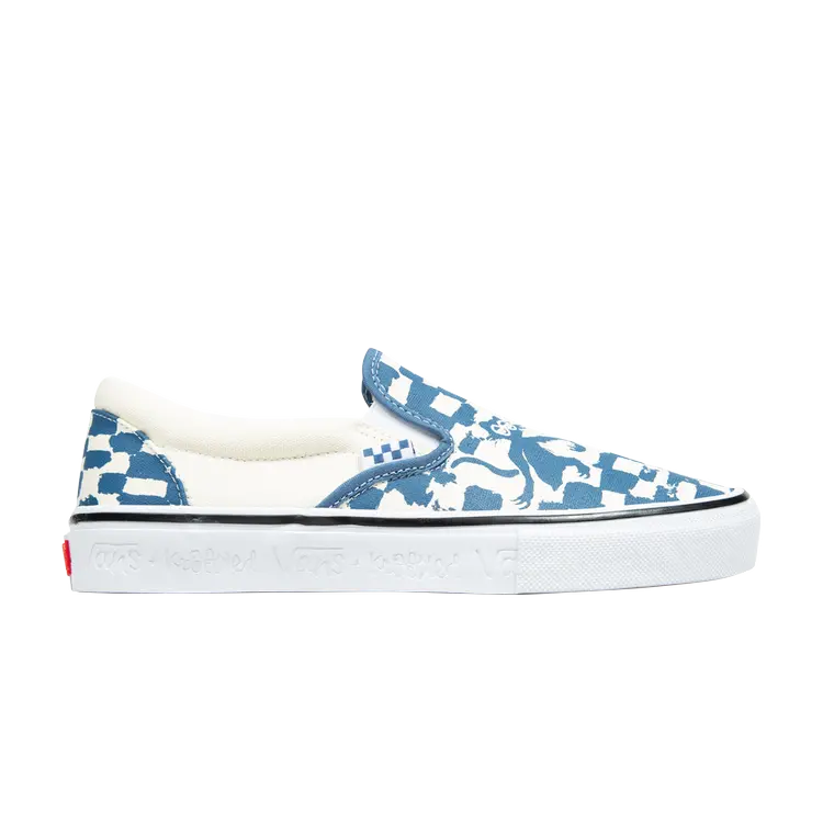 

Кроссовки Vans Krooked x Skate Slip-On, синий