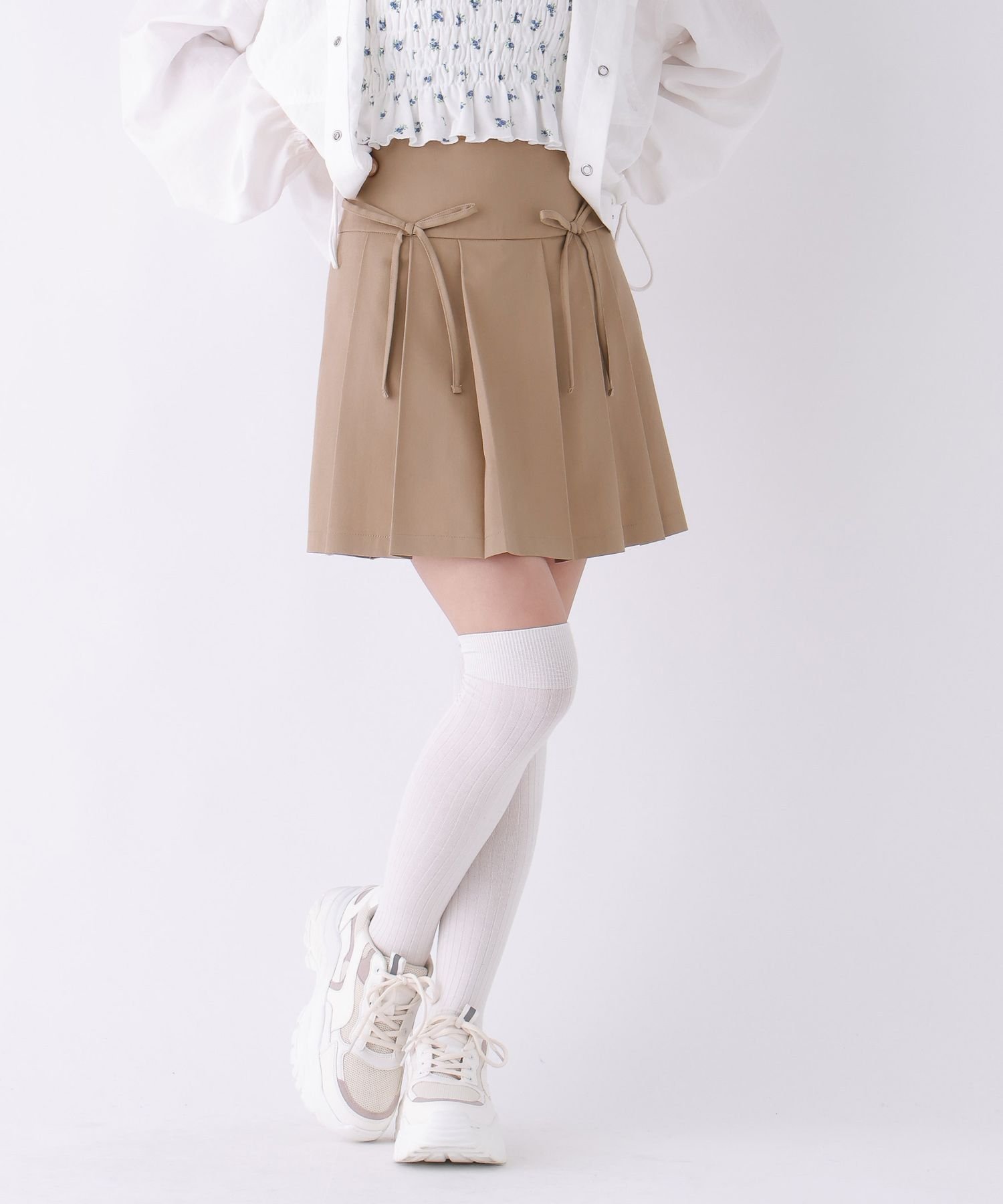 Юбка в складку из ленты Repipi armario, Beige 52